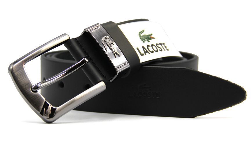 Чоловічий ремінь LACOSTE з натуральної шкіри н143 фото